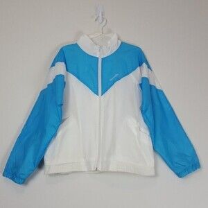 Vintage 90's Reebok Blue Windbreaker Jacket